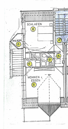 Etagenwohnung Marburg Südviertel - 2 Zimmer, 57 m&sup2;, 750&euro; | Angebot:27125897
